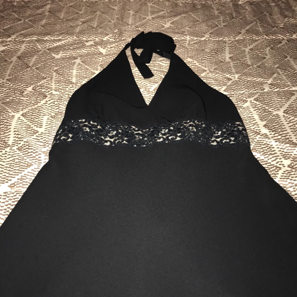 Black cocktail dress